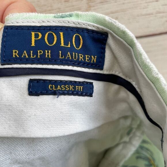 VINTAGE POLO BY RALPH LAUREN‎ SWORDFISH PRINT SHORTS - Picture 6 of 7